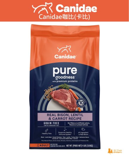 Canidae咖比(卡比) Pure LAND 全犬無穀物北美野牛、羊肉配方狗糧 Canidae PURE Grain Free Dry Dog Food with Bison