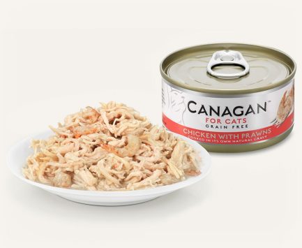 Canagan tins - Chicken with prawns ingredients photo