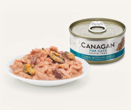 Canagan tins - Tuna with mussels ingredients photo