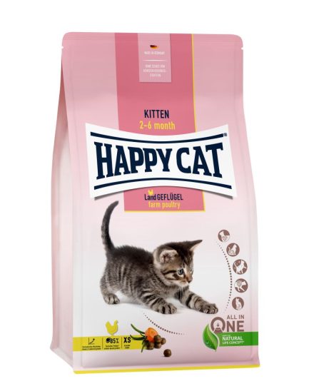 Happy Cat Pet Food Kitten Land-Geflugel-Poultry