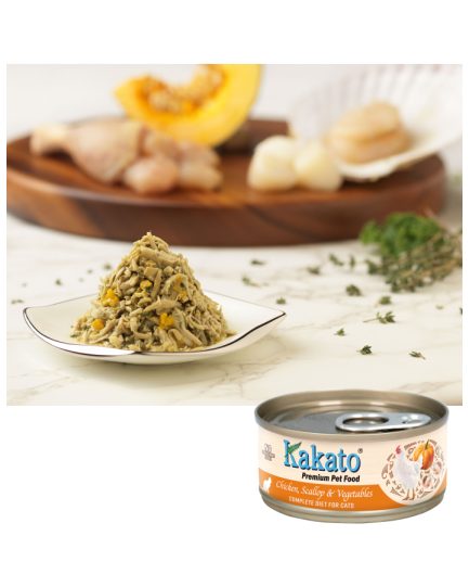 Kakato - 雞、扇貝、蔬菜產品圖 - Chicken Scallop and Vegetables Product Photo