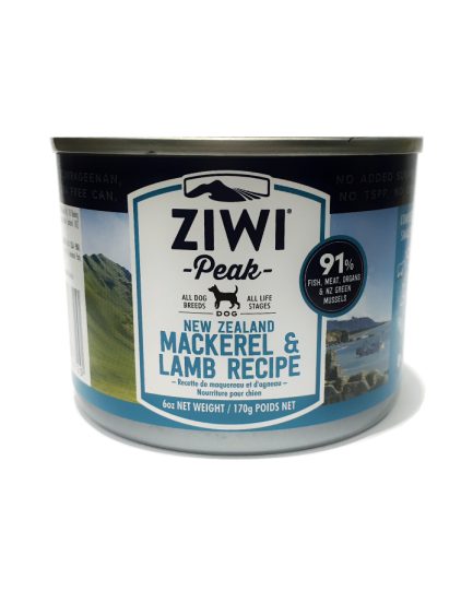 Ziwi-Peak-Mackerel-and-Lamb-Canned-Dog-Food-170g