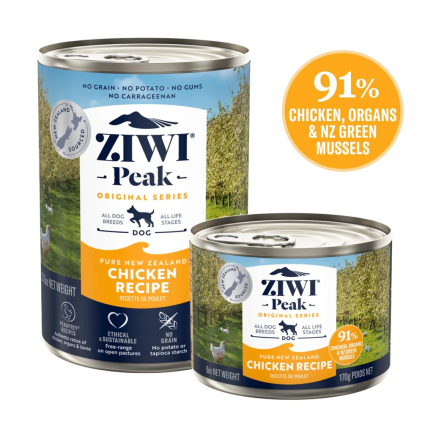 (原箱優惠)Ziwi Peak巔峰 Chicken Recipe Canned Dog Food 雞肉配方狗用主食罐