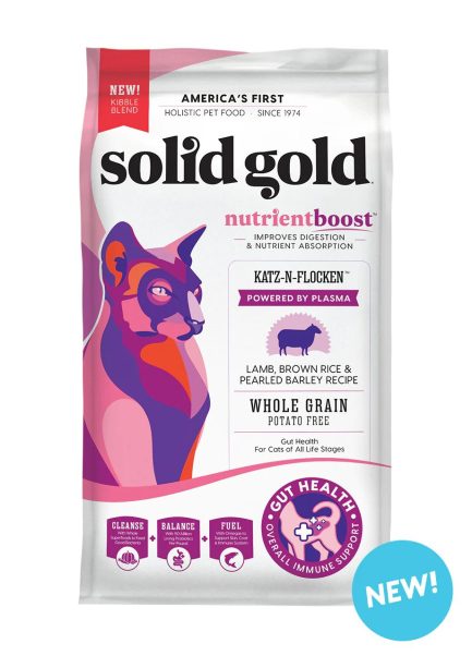 Solid Gold素力高 Nutrientboost(NB) Katz-N-Flocken 全年齡優質乾貓糧