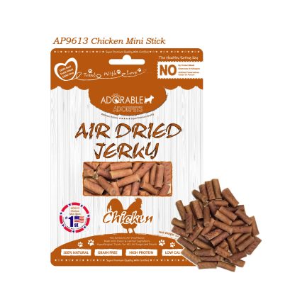 Adorable Adorpets Chicken Mini Stick 天然無穀物風乾 雞肉迷你條 100g