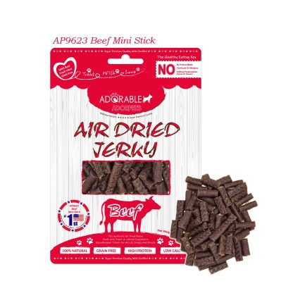 Adorable Adorpets Beef Mini Stick 天然無穀物風乾 牛肉迷你條 100g