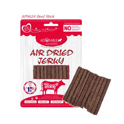 Adorable Adorpets Beef Stick 天然無穀物風乾 牛肉條 100g