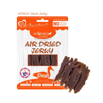 Adorable Adorpets Duck Jerky 天然無穀物風乾 鴨肉乾 100g