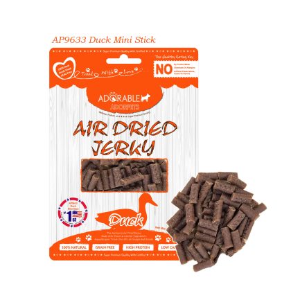 Adorable Adorpets Duck Mini Stick 天然無穀物風乾 鴨肉迷你條 100g