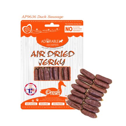 Adorable Adorpets Duck Sausage 天然無穀物風乾 鴨肉腸 100g