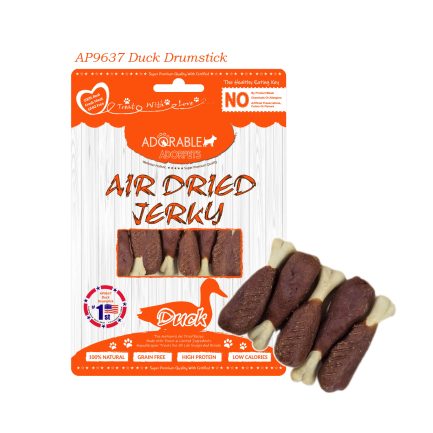 Adorable Adorpets Duck Drumstick 天然無穀物風乾 鴨肉包鈣潔牙腿 100g