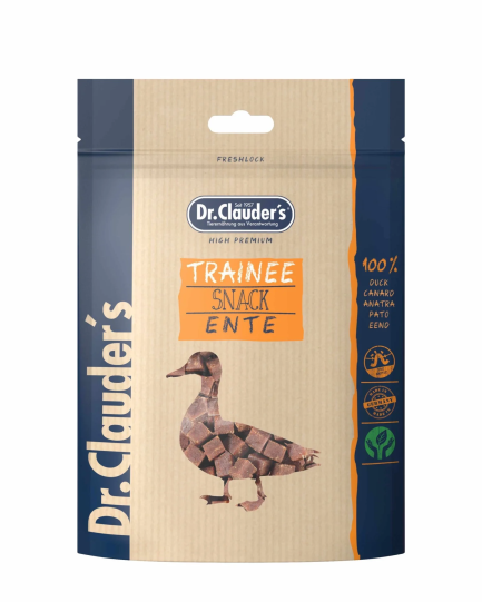 Dr.Clauder's Duck Trainee Snacks 95%鴨肉粒小食 80g (貓犬合用)