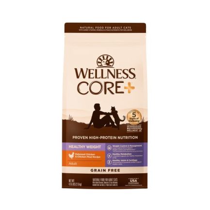 Wellness CORE+ Healthy Weight 無穀物體重管理配方貓糧 4.75lbs