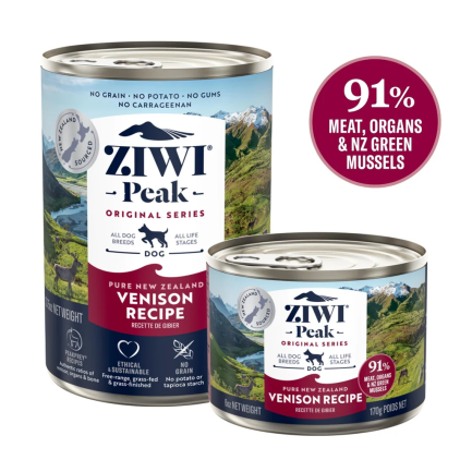 (原箱優惠)Ziwi Peak巔峰 Venison Recipe Canned Dog Food 鹿配方狗用主食罐